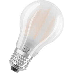 Osram E27 LED Leuchtmittel in Glühlampenform, 7,5 W, warmweißes Licht.