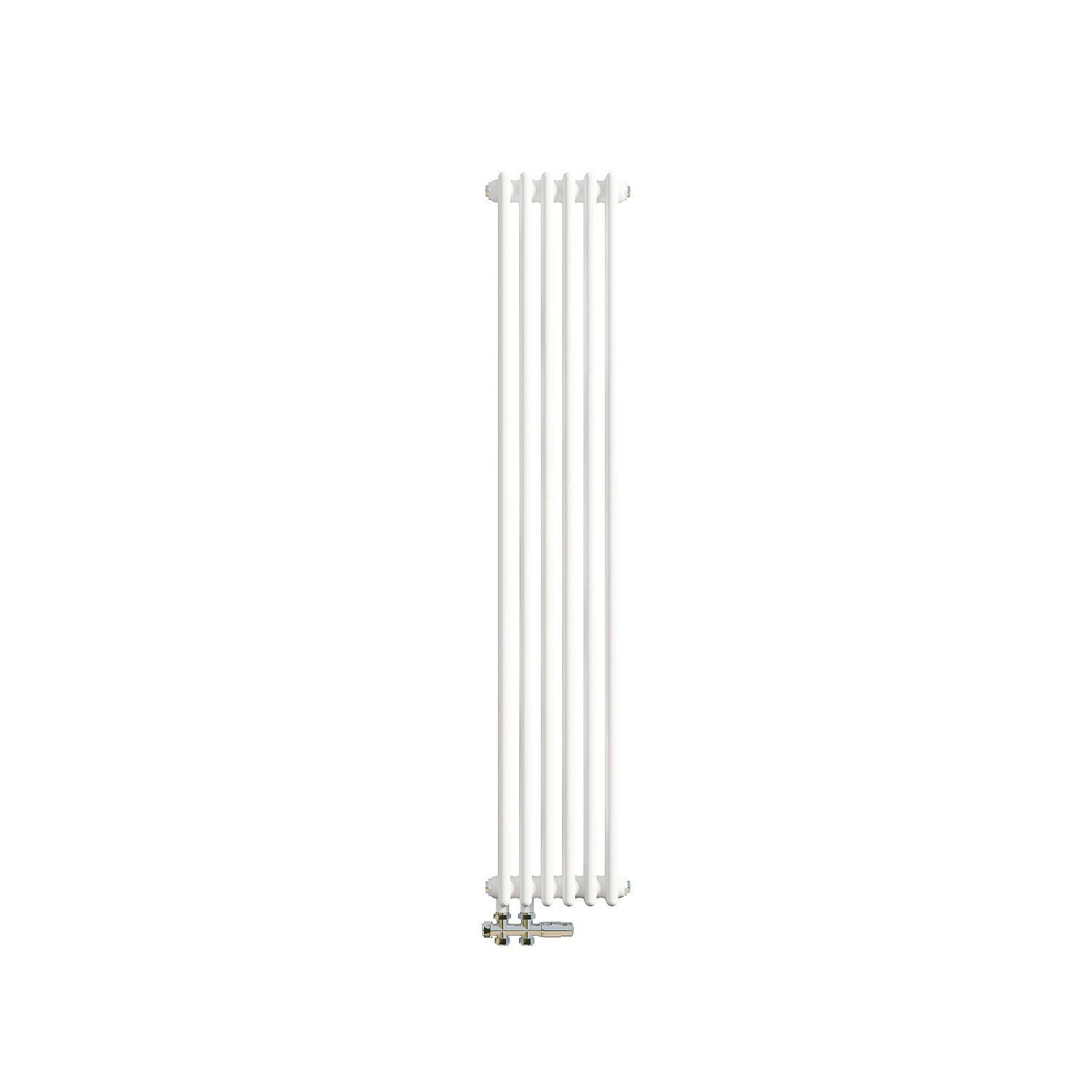 AICA Traditioneller Gusseisenstil 2 Spalten Heizkörper 1500 x 290 mm Weiß 748W