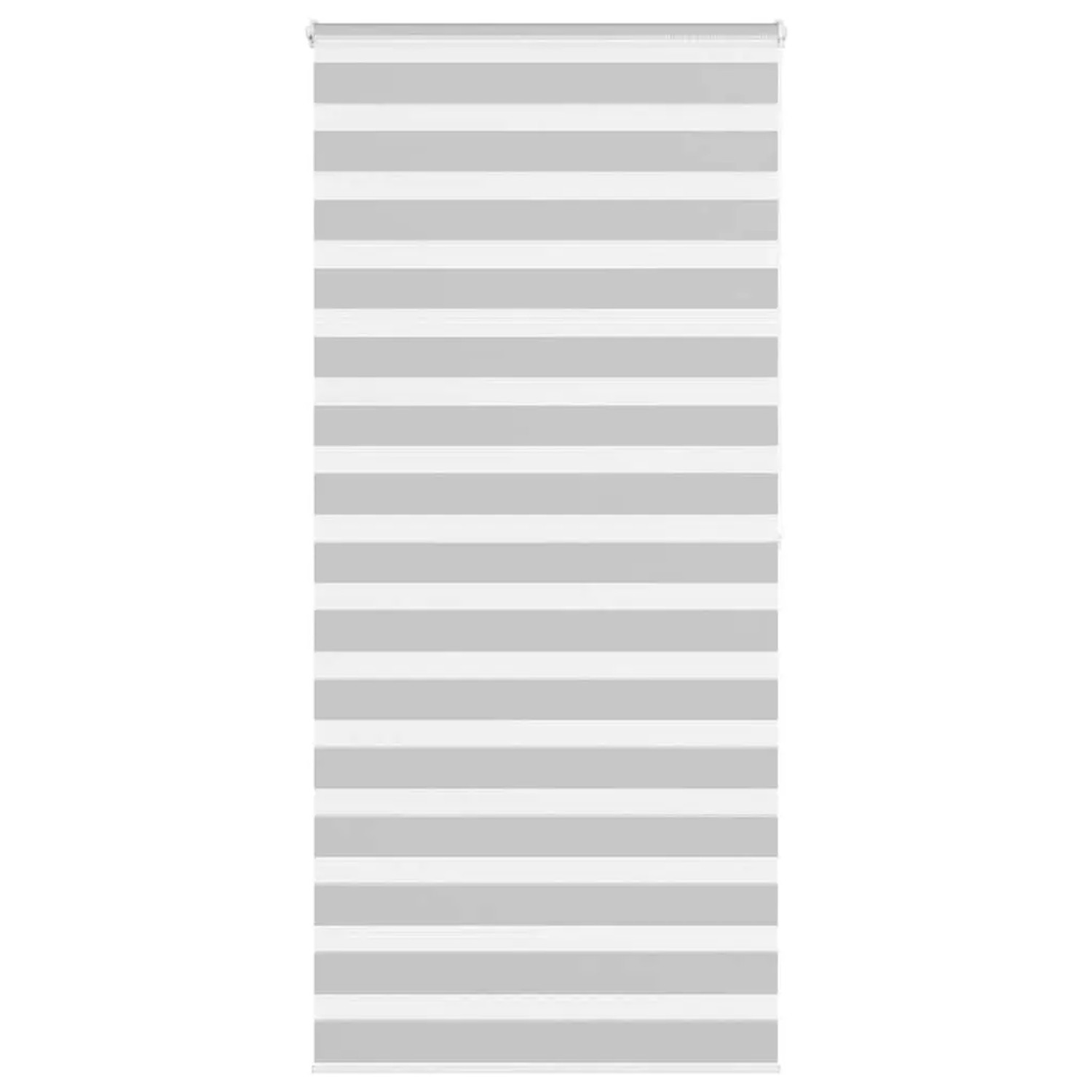 vidaXL Doppelrollo Hellgrau 105x200 cm Stoffbreite 100,9 cm Polyester 40144 günstig online kaufen