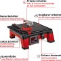 Einhell Akku-Fliesenschneidmaschine TE-TC 18/115 Li Solo: Tisch mit Diamanttrennscheibe und Wasserkühlung.
