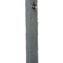 Arves Wasserzapfstelle Natura Black Granit mit Chromhahn für Gartenbewässerung.