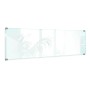 Tulup Küchenrückwand Glas Transparent Küchenrückwand Platte Glas Durchsichtig 100x30 cm Küchen Wandpaneel Glas Durchsichtig
