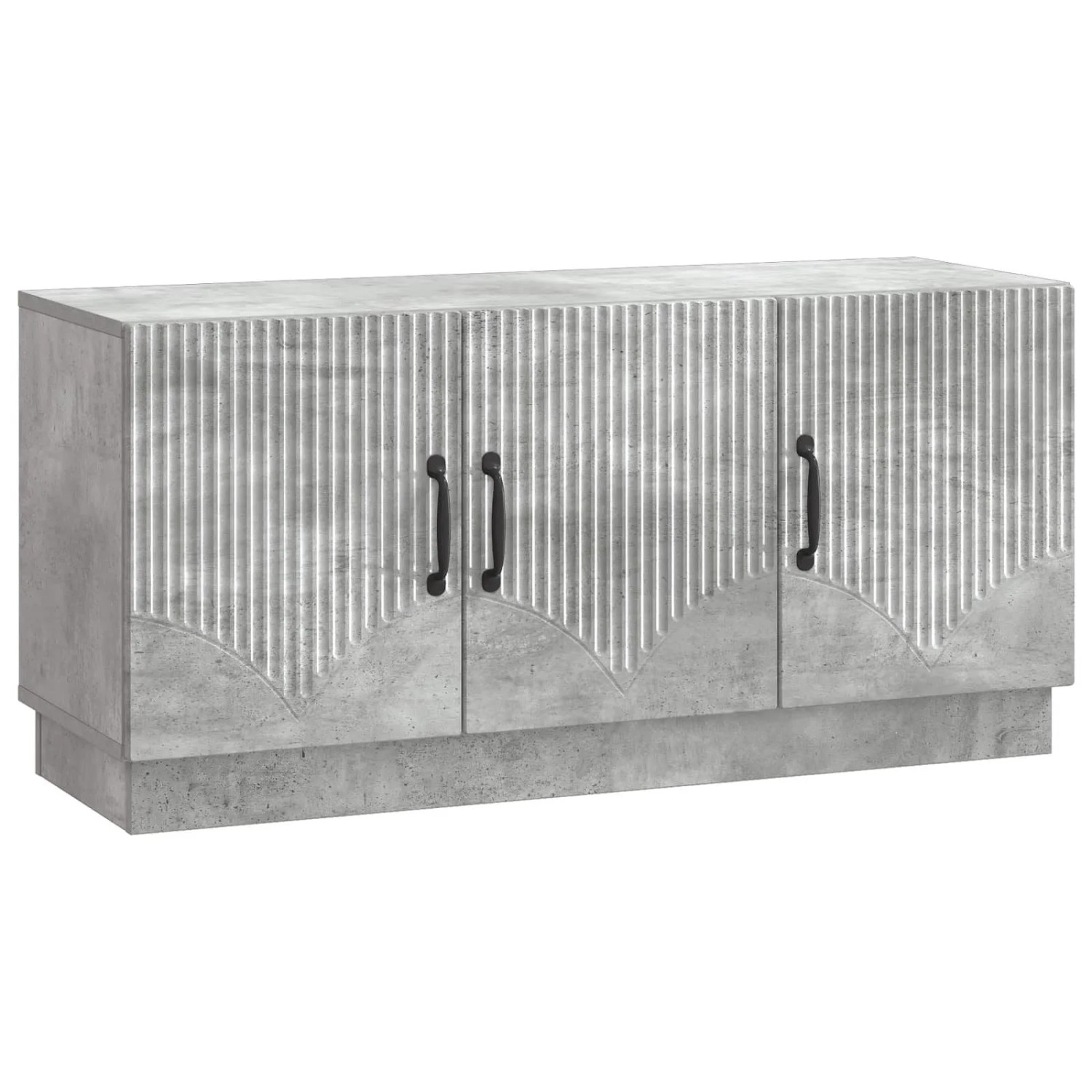 vidaXL TV-Schränk Betongrau 99 x 34,5 x 47 cm Holzwerkstoff 895408