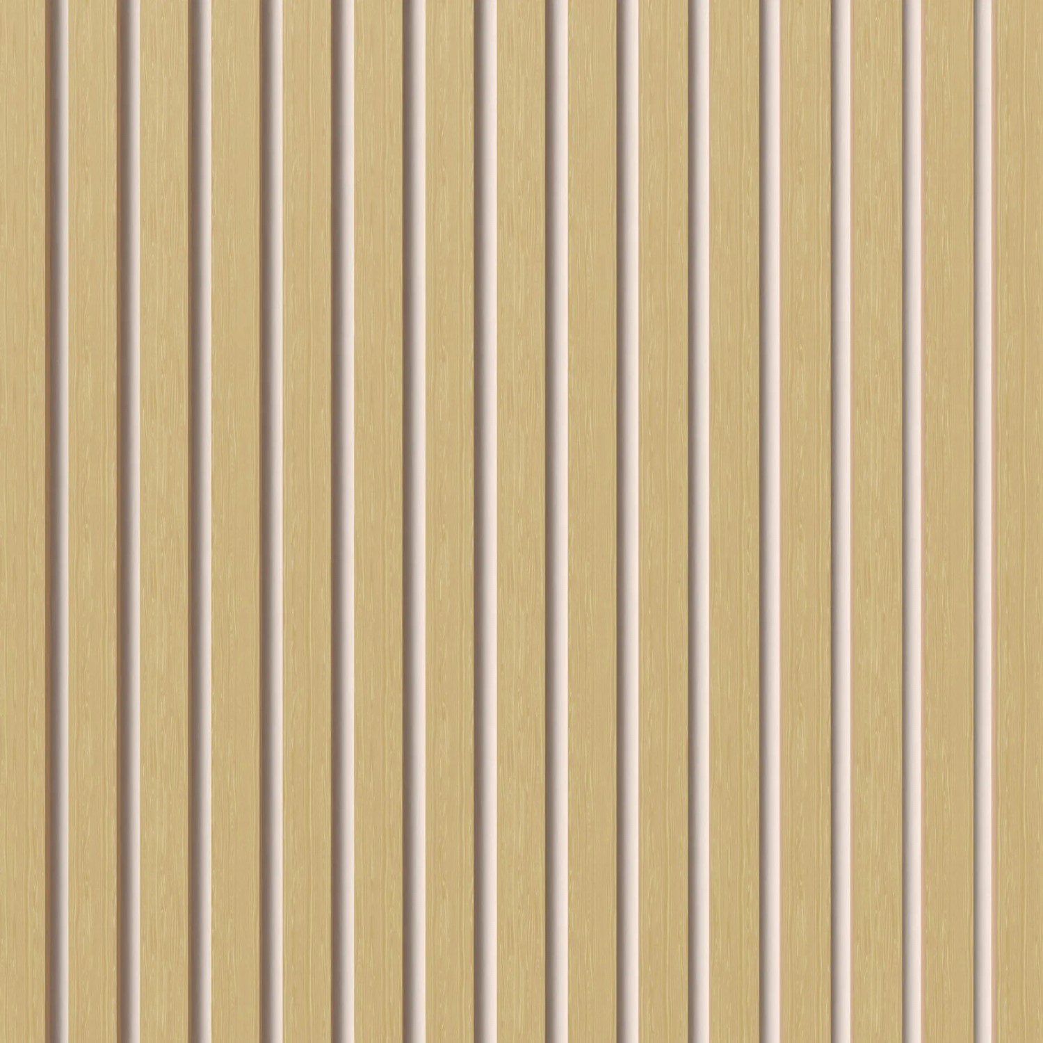 Muster Akustikpaneel Eiche unbehandelt, braunes MDF mit weißem Filz, 29,5x15cm.
