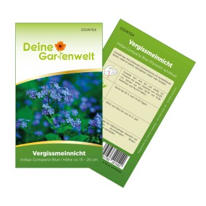 Vergissmeinnicht Indigo Compacta Blue Samenpackung für ca. 50 Pflanzen.