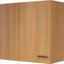 Flex-Well Classic Oberschrank Nano, 60 cm, Buche Nachbildung mit Edelstahlgriff.