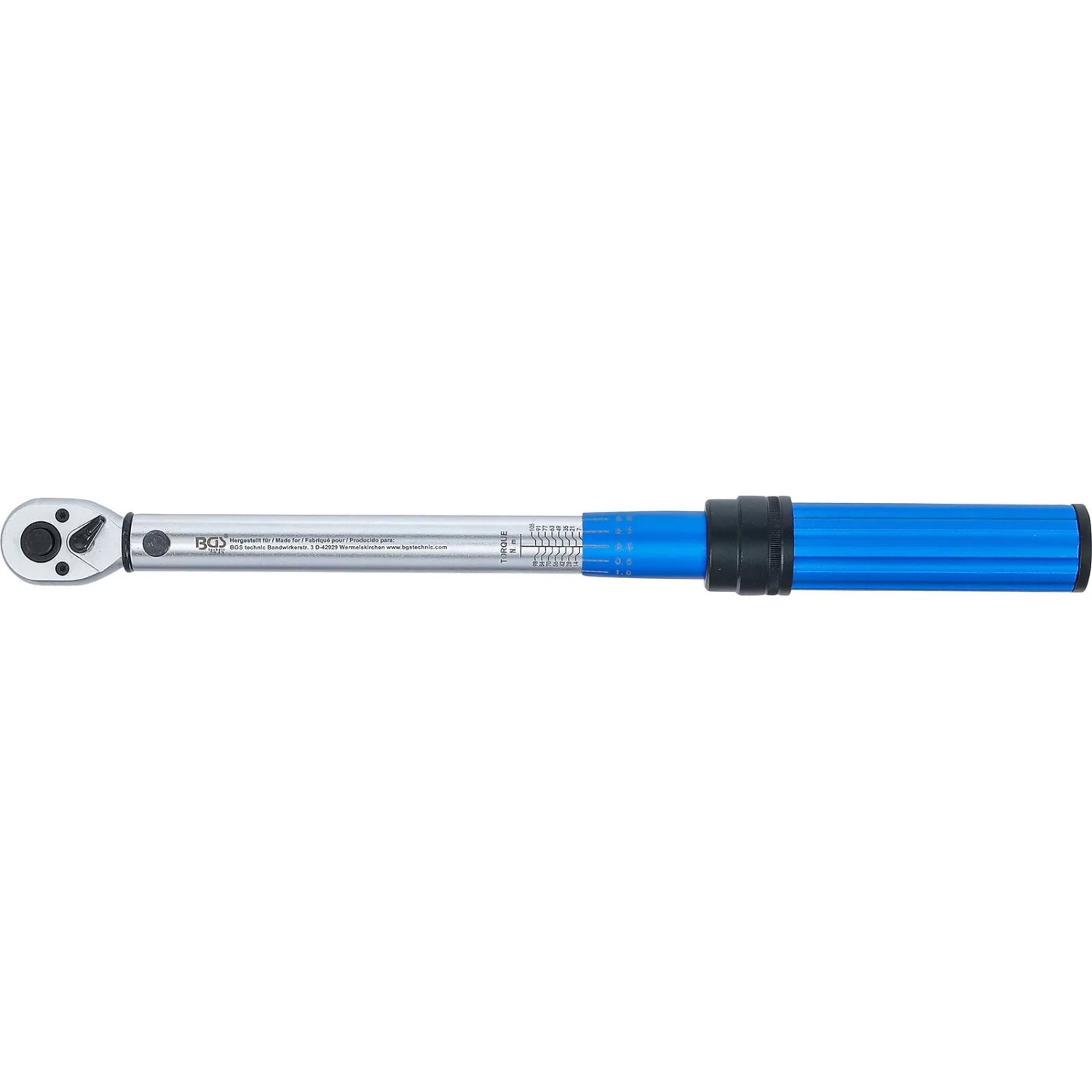 BGS Drehmomentschlüssel Abtrieb Außenvierkant 10 Mm  3 8 Zoll  7 105 Nm 2843