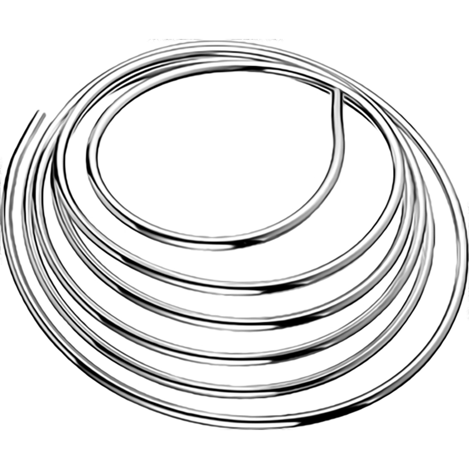 Thumbnail - Schell Kupferrohr in Ringform 10 mm 5 m verchromt