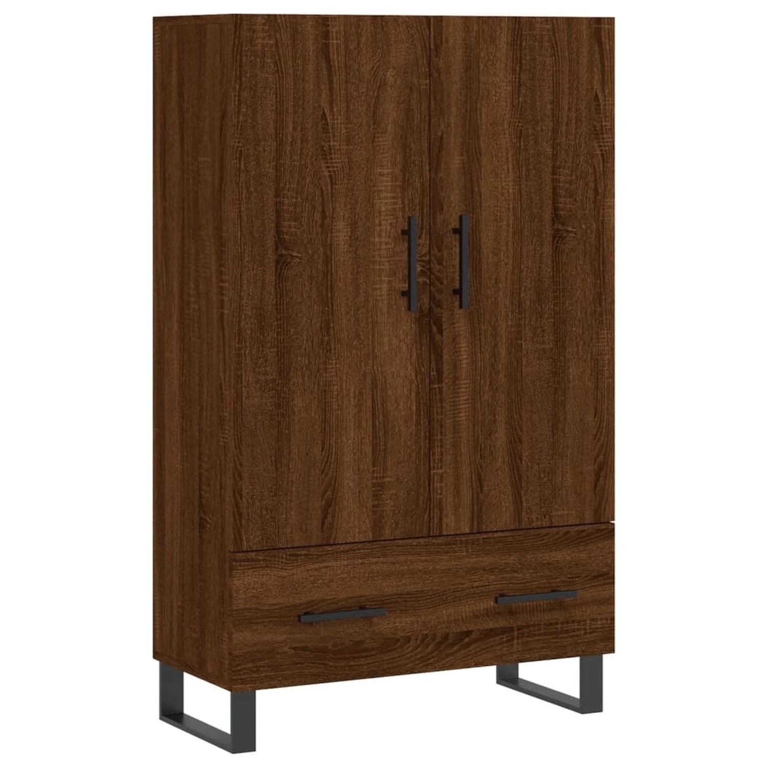 vidaXL Highboard Braun Eichen-Optik 69,5x31x115 cm Holzwerkstoff 828267 günstig online kaufen