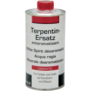 Dose Terpentinersatz, entaromatisiert, 500 ml, für Farben und Lacke.