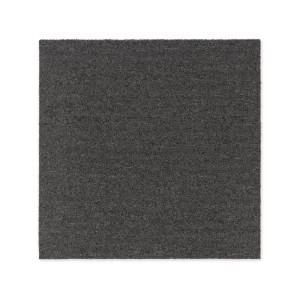 Dunkelgraue Karat Teppichfliese Moskau, 50x50 cm, selbstliegend und rutschhemmend.