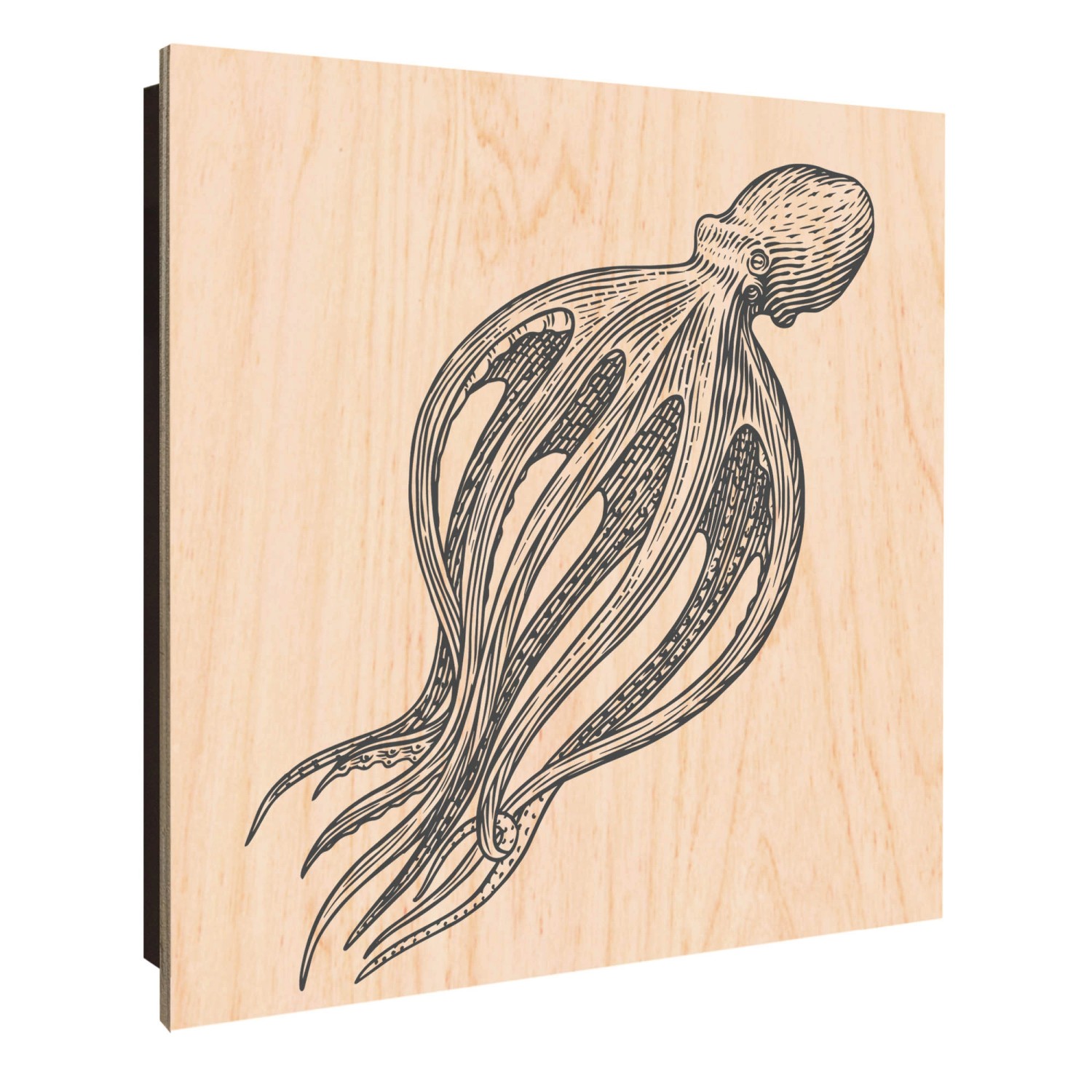 Banjado Schlüsselkasten Holz 30x30cm Schwarz Scharnier Rechts 50 Haken Desi günstig online kaufen
