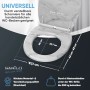 SANILO WC-Sitz Marmor mit Absenkautomatik und Top-Fix-Befestigung.