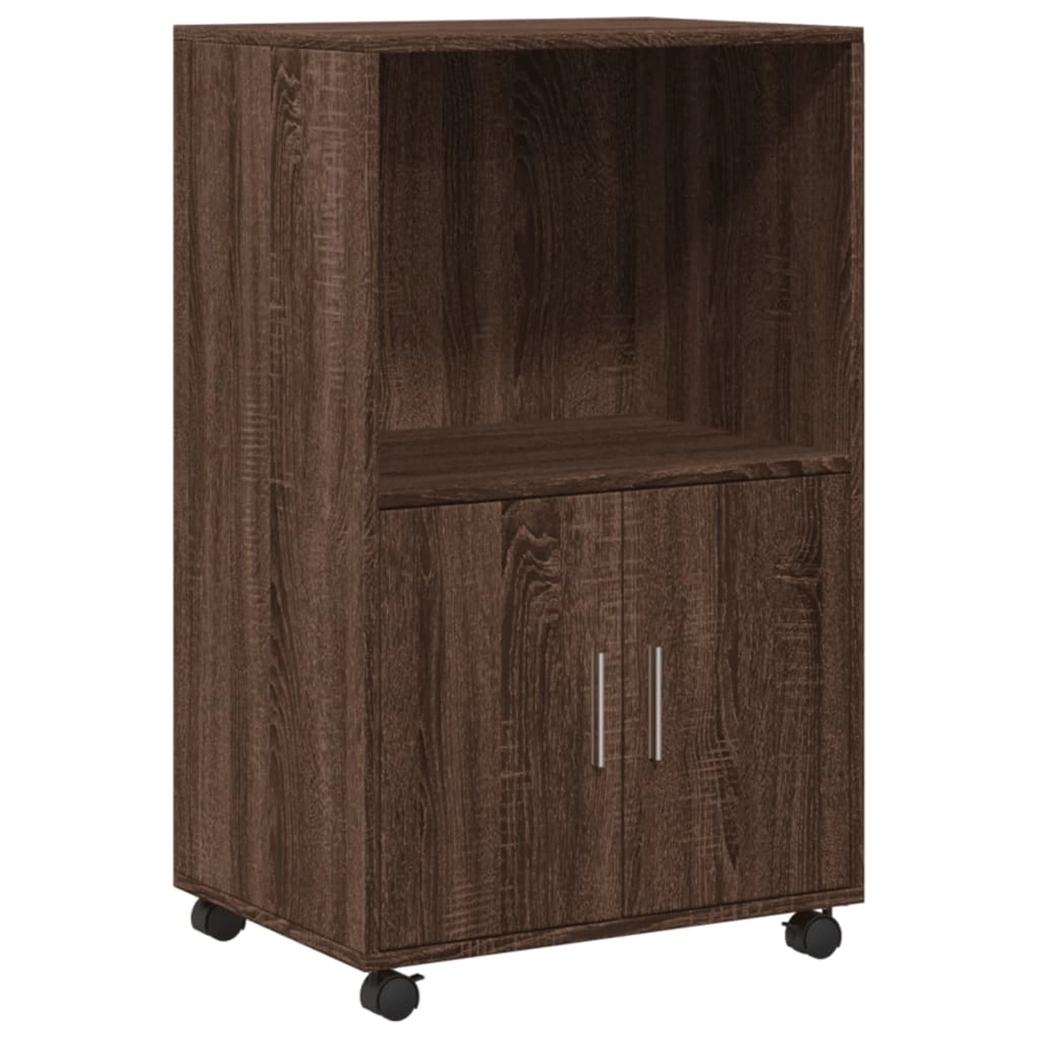 vidaXL Rollschrank Braun Eichen-Optik 55x40x91 cm Holzwerkstoff 853188 günstig online kaufen