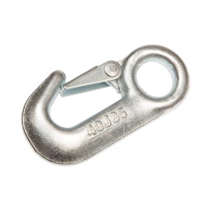 Conacord Abschlepphaken aus Stahl, 90mm lang, Tragkraft 875kg.