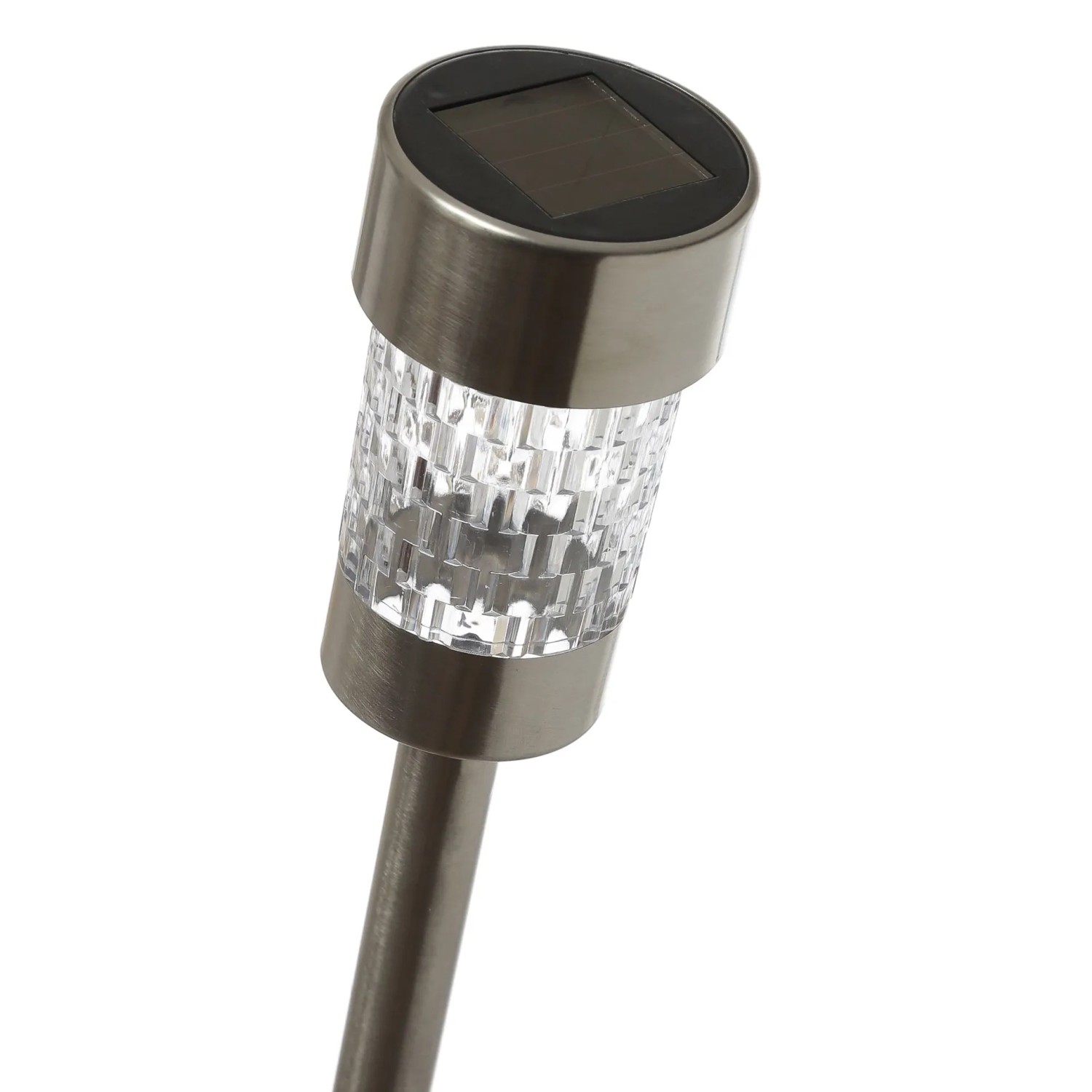 Marelida LED Solar Wegleuchte mit Erdspieß, Edelstahl, für Garten und Balkon