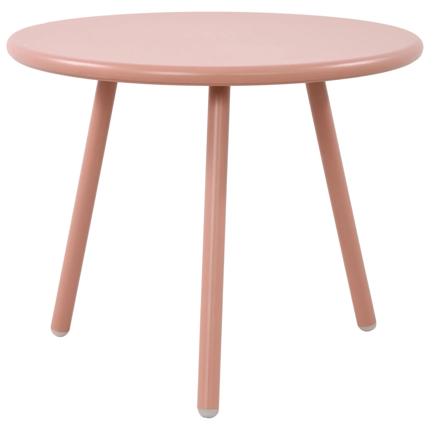 DELUKE Couchtisch CAKOT Kunststoff Pink 50x50x40cm Sofatisch Rund Beistelltisch Wohnzimmertisch Klein
