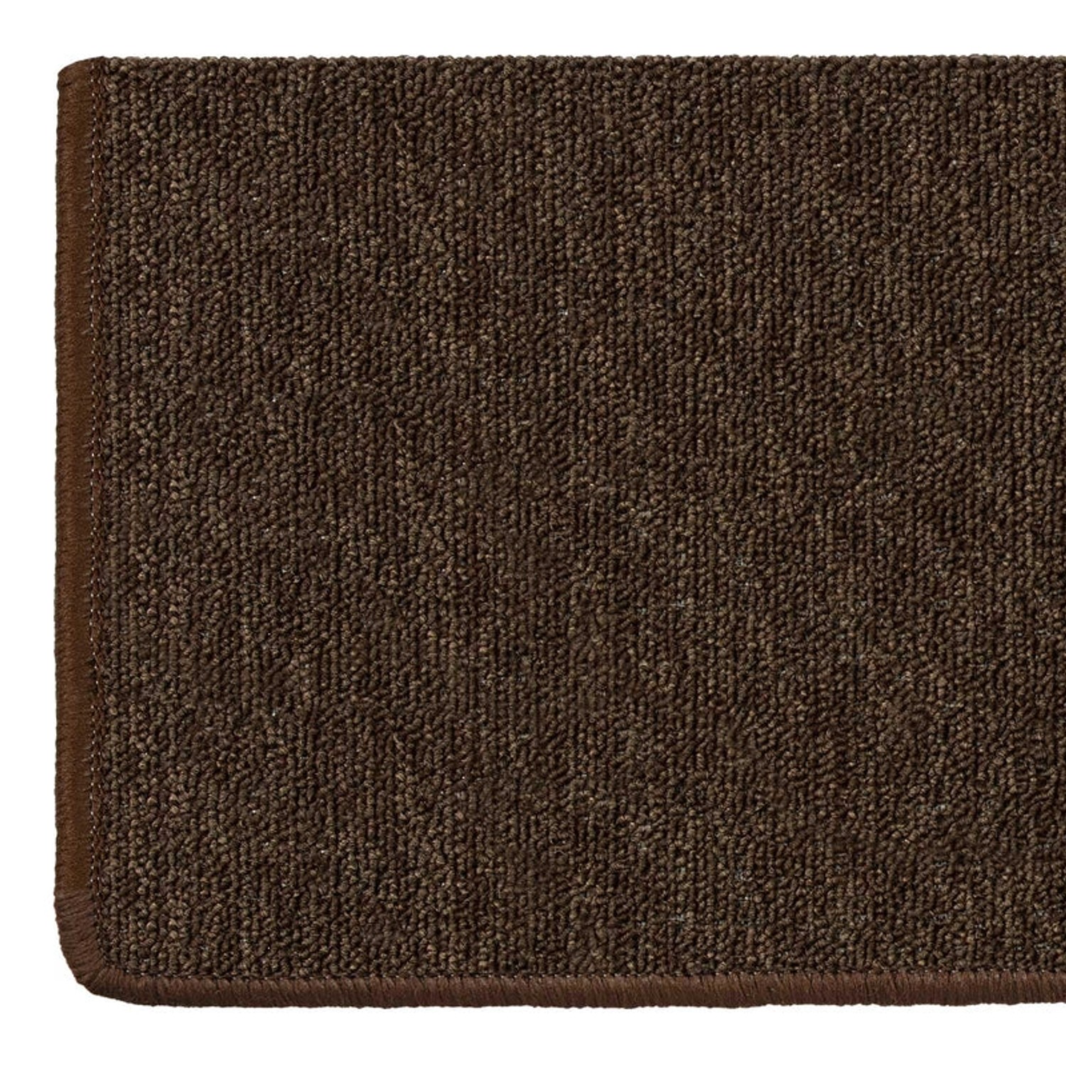 Dunkelbraune Karat Stufenmatte London, selbstklebend, rechteckig, 23,5x65 cm.