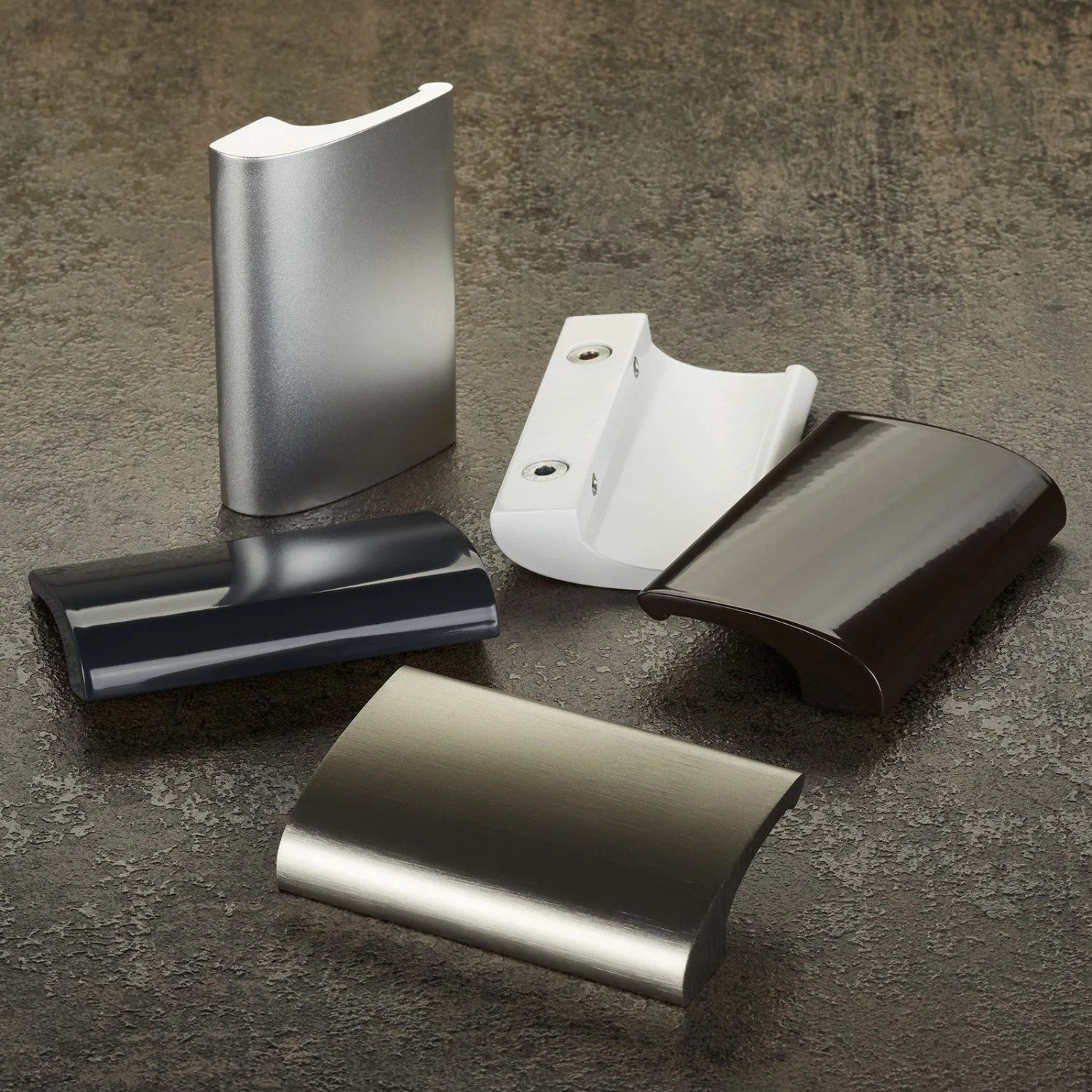 SOTECH Balkontürgriff SEJA 82 x 52,5 x 20 mm BA 48 mm Aluminium Verdeckte Verschraubung Silbergrau Eloxiert_2