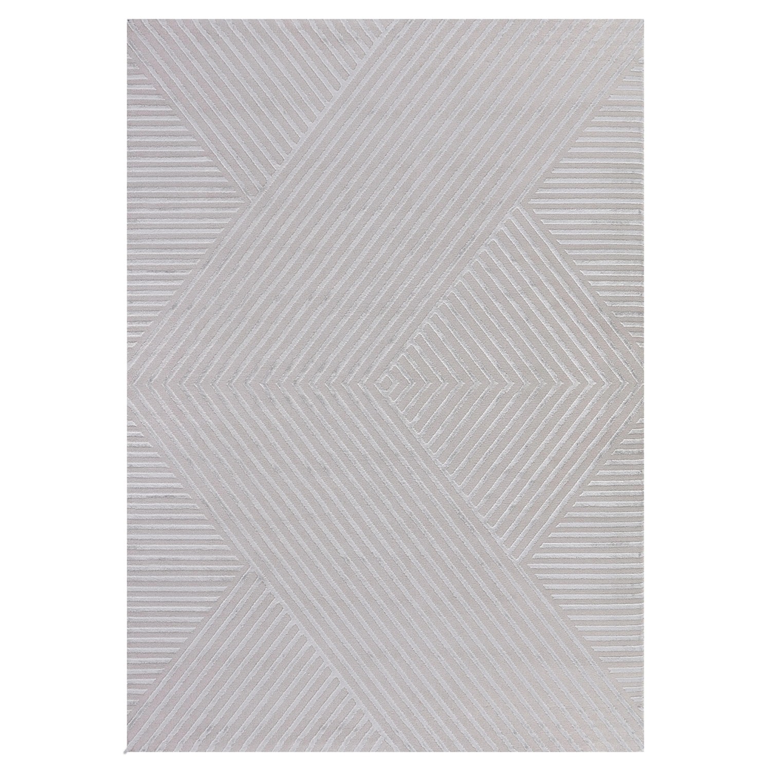 Ayyildiz Kurzflorteppich Sahara 1115 Silber 140 cm x 200 cm