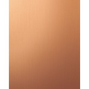 WALLFACE Design Paneel in Kupfer gebürstet, Metalloptik für die Wandgestaltung.