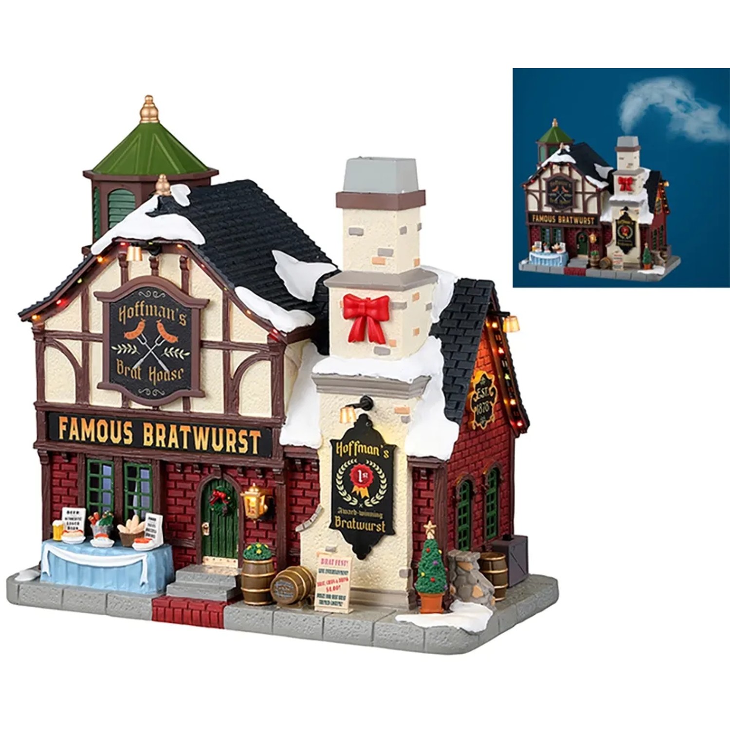 Lemax Weihnachtsdekoration Hoffman's Brat House 13 cm x 23 cm x 24,5 cm