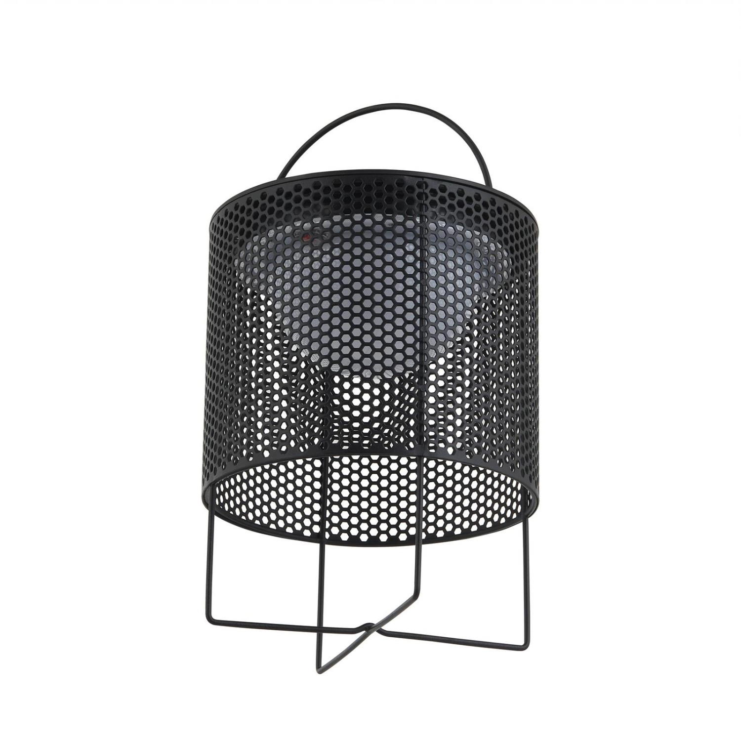 Lindby LED Achilleas 10012756 Dimmbar Spritzwassergeschützt Modern in Schwarz aus Metall 1-flammig