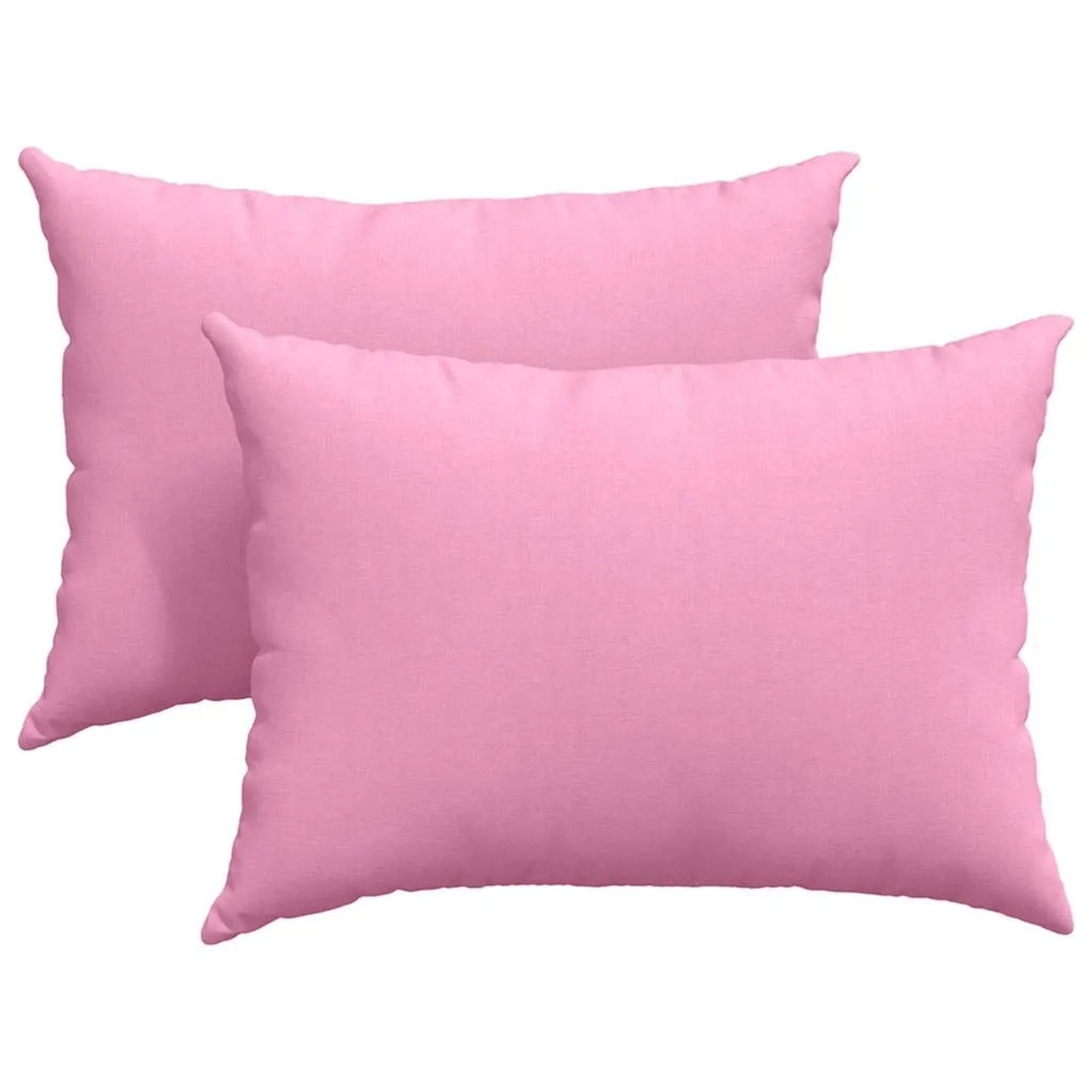 vidaXL Sofakissen 2 Stück Rosa 70 x 50 cm Stoff 42013754