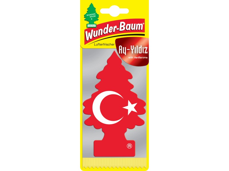 Wunderbaum Lufterfrischer Ay-Yildiz mit Vanillaroma 1er Karte kaufen bei OBI