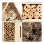 Relaxdays Insektenhotel Holz Natur Stehend Selbststehend 60,5 cm x 37 cm x 9 cm 2,3 kg_4