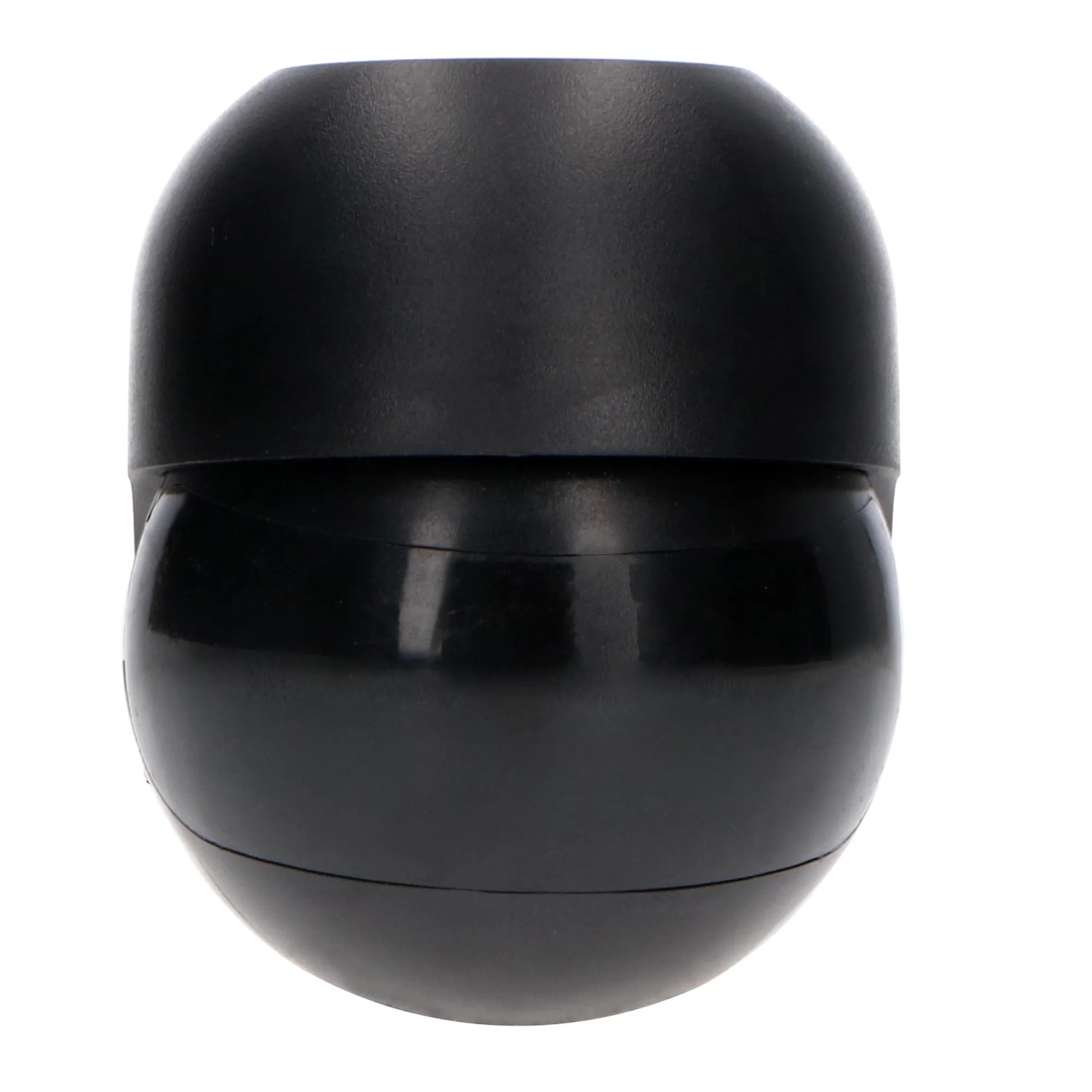 Schwarzer LED's light Aufputz-Bewegungsmelder 180° IP54 für Innen- und Außenbereich.