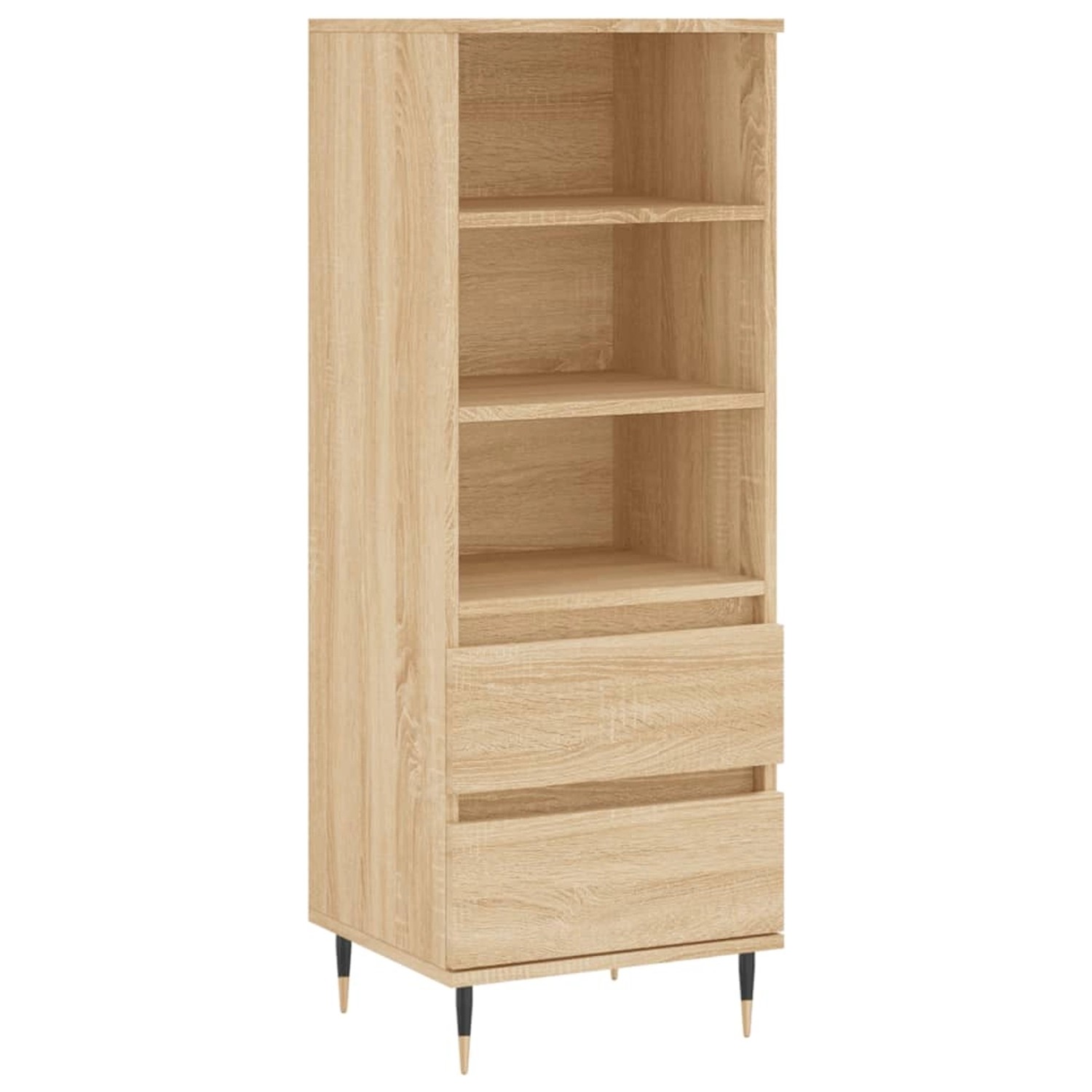 vidaXL Highboard Sonoma-Eiche 40x36x110 cm Holzwerkstoff 831503 günstig online kaufen
