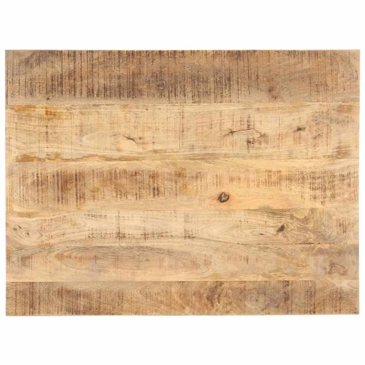 vidaXL Tischplatte Massivholz Mango 25-27 mm 70x60 cm 286021