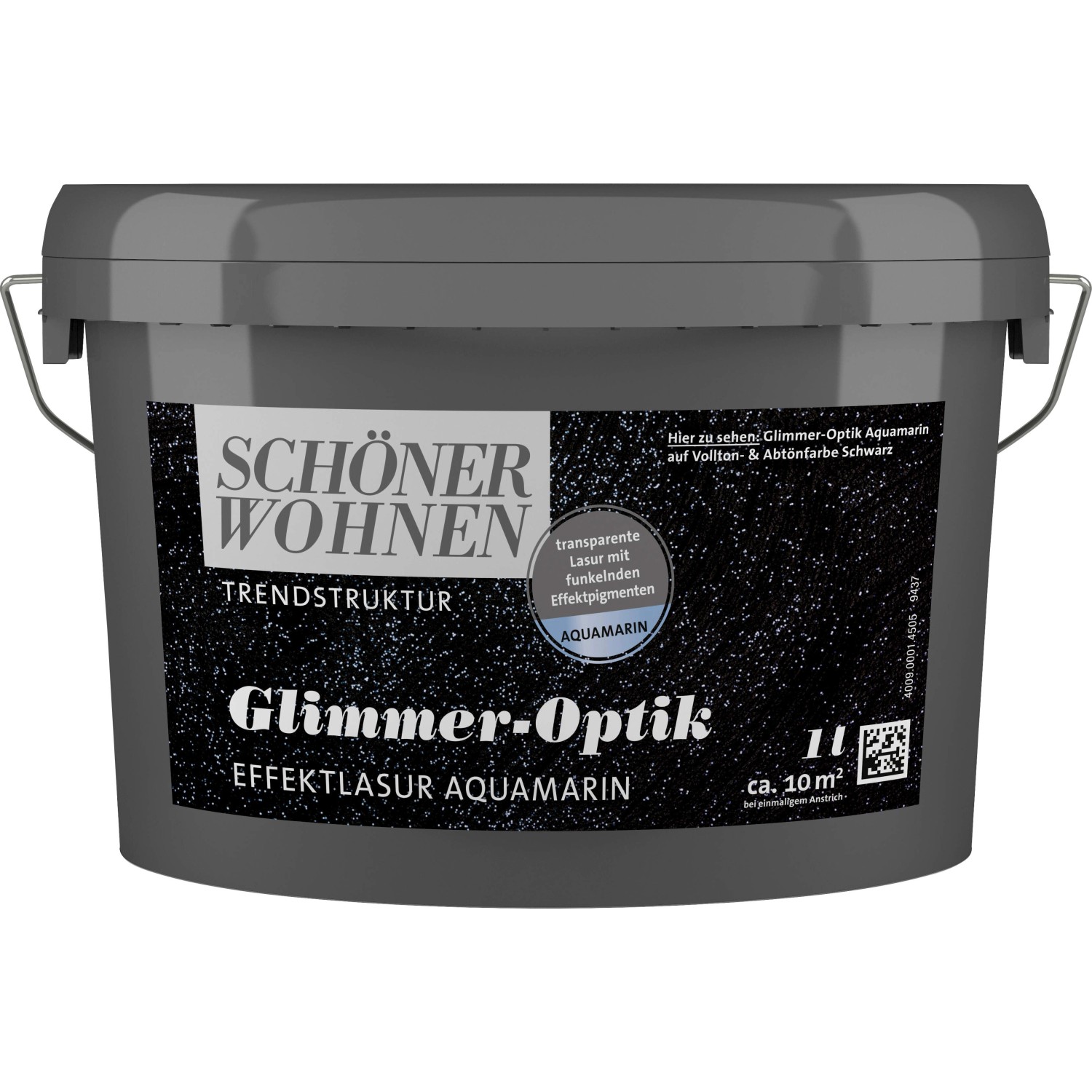 Schöner Wohnen Glimmer-Optik Effektlack Aquamarin 1 l