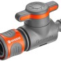 Gardena Regulierventil zur stufenlosen Wasserdurchfluss-Regulierung am Gartenanschluss.