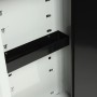 Detailaufnahme: Seitliches Fach mit Ablage im Mephisto Werkzeugwagen.