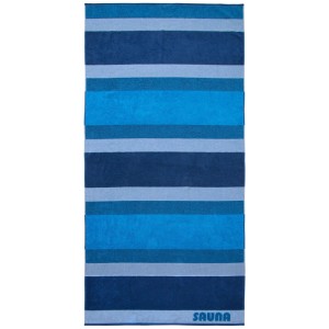 Dyckhoff Saunatuch Sauna Stripe Blau 100 x 200 cm