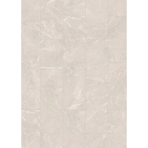 Classen Klick-Vinylboden ECO4All Style Veneto Bianco in Steinoptik, verlegt.