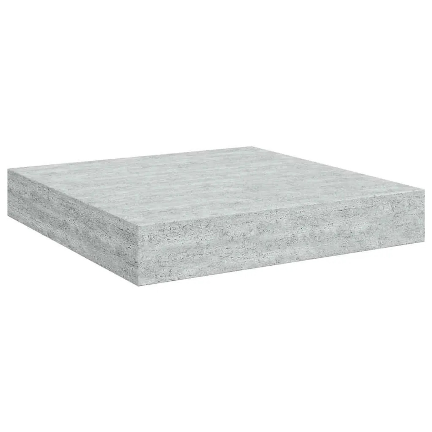 vidaXL Schweberegal Betongrau 23x23,5x3,8 cm MDF 326588