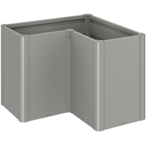 Biohort Belvedere Maxi Pflanzbeet, Gr. L100, Quarzgrau-Metallic, ideal für Garten und Balkon.
