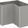 Biohort Belvedere Maxi Pflanzbeet, Gr. L100, Quarzgrau-Metallic, ideal für Garten und Balkon.
