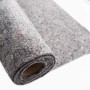 Graues Aquagart Teichvlies 500g, 52m² Rolle für Teichfolien Schutz.