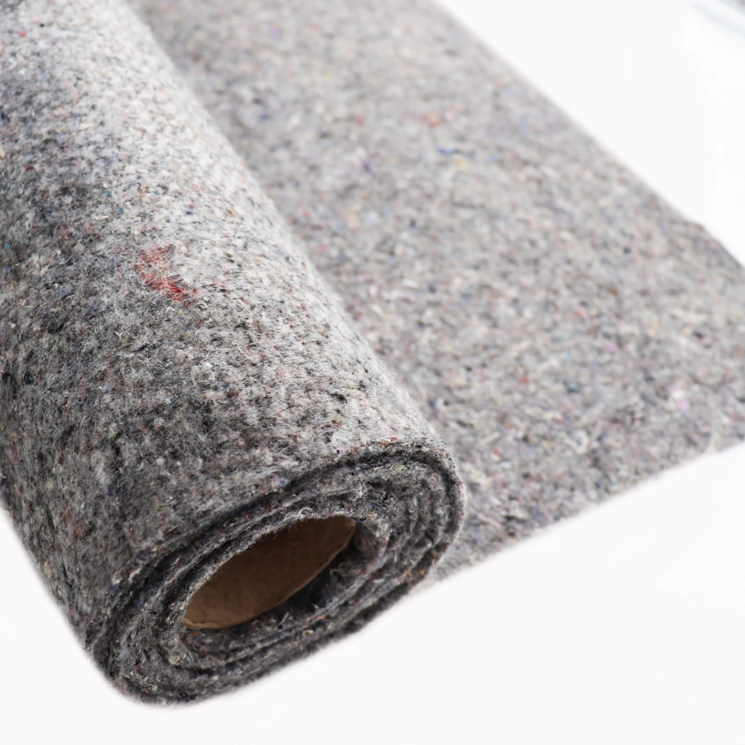 Graues Aquagart Teichvlies 500g, 52m² Rolle für Teichfolien Schutz.