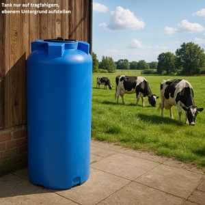 KMND 1000L Trinkwasser Wassertank Blau