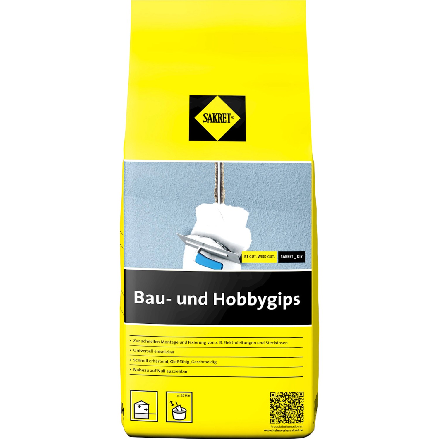 Sakret Bau- und Hobbygips 5 kg