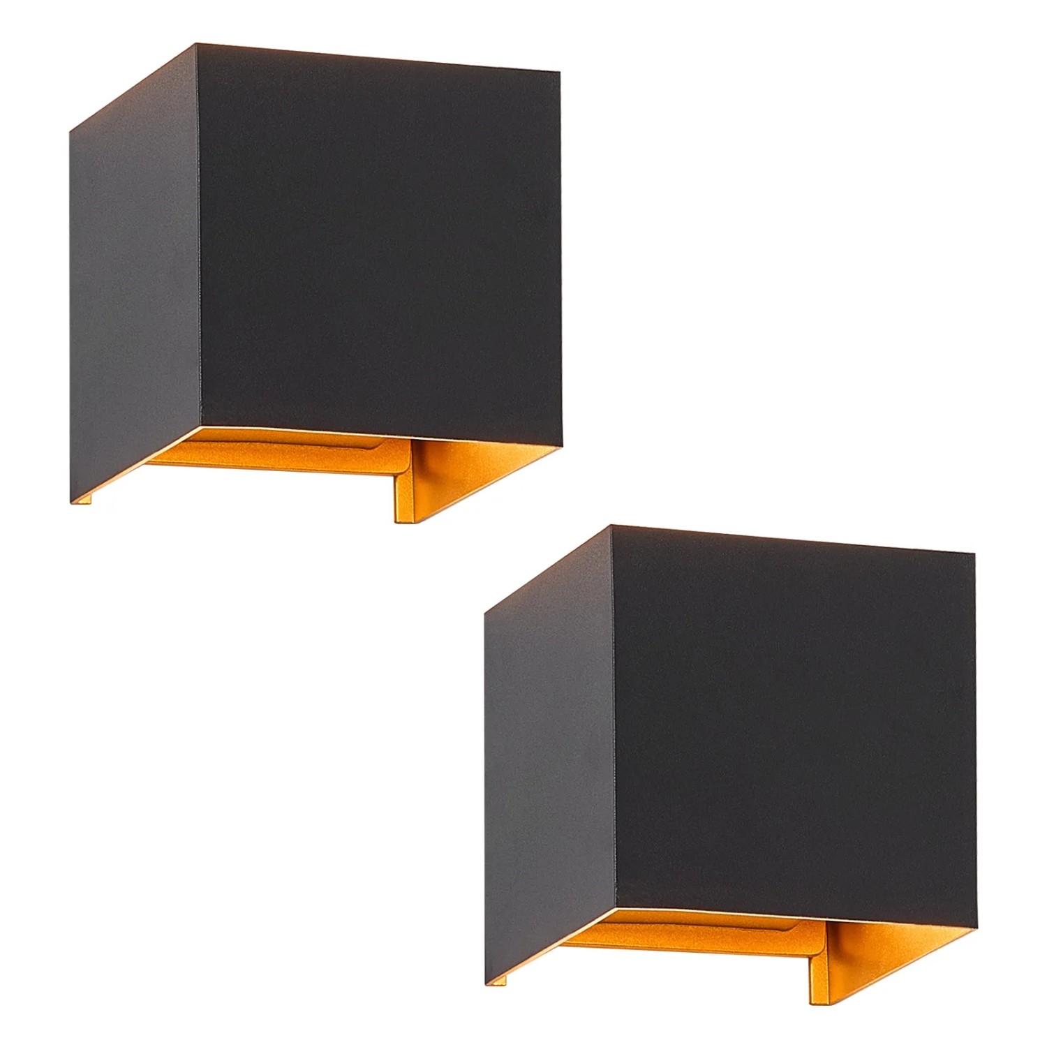 NETTLIFE LED Wandleuchte aus Aluminium L10cm Weiß