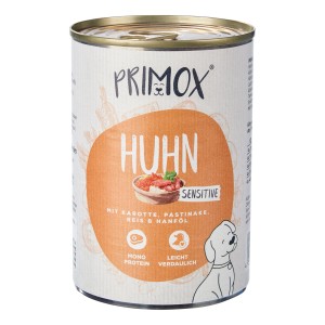 Primox Hunde-Nassfutter Menü mit Huhn 400 g