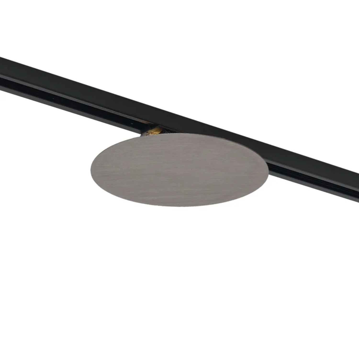 QAZQA Moderne Gunmetal Deckenleuchte für Schienenbeleuchtungssystem 1 Phasig 2 Lichter Iconic Pulley
