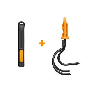 Fiskars Grubber OneClick Handgriff XS Schwarz-Orange