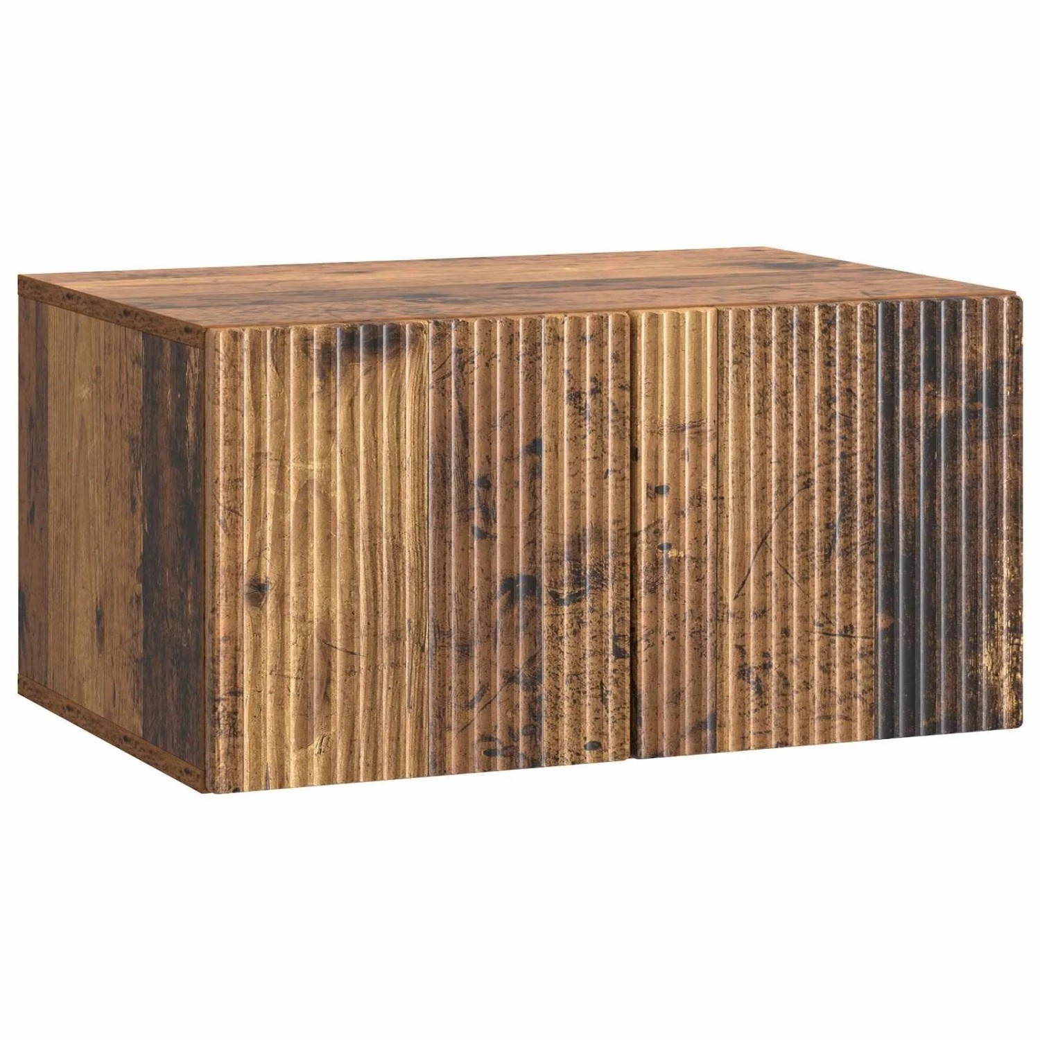 vidaXL Wandmontierter TV-Schrank Altholz 59,5 x 41 x 30 cm 898513
